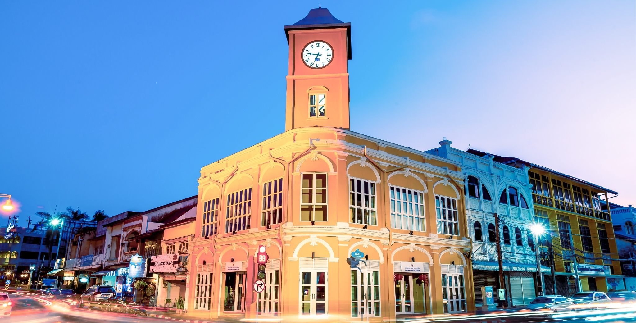 Thai vintage town with Unique Character