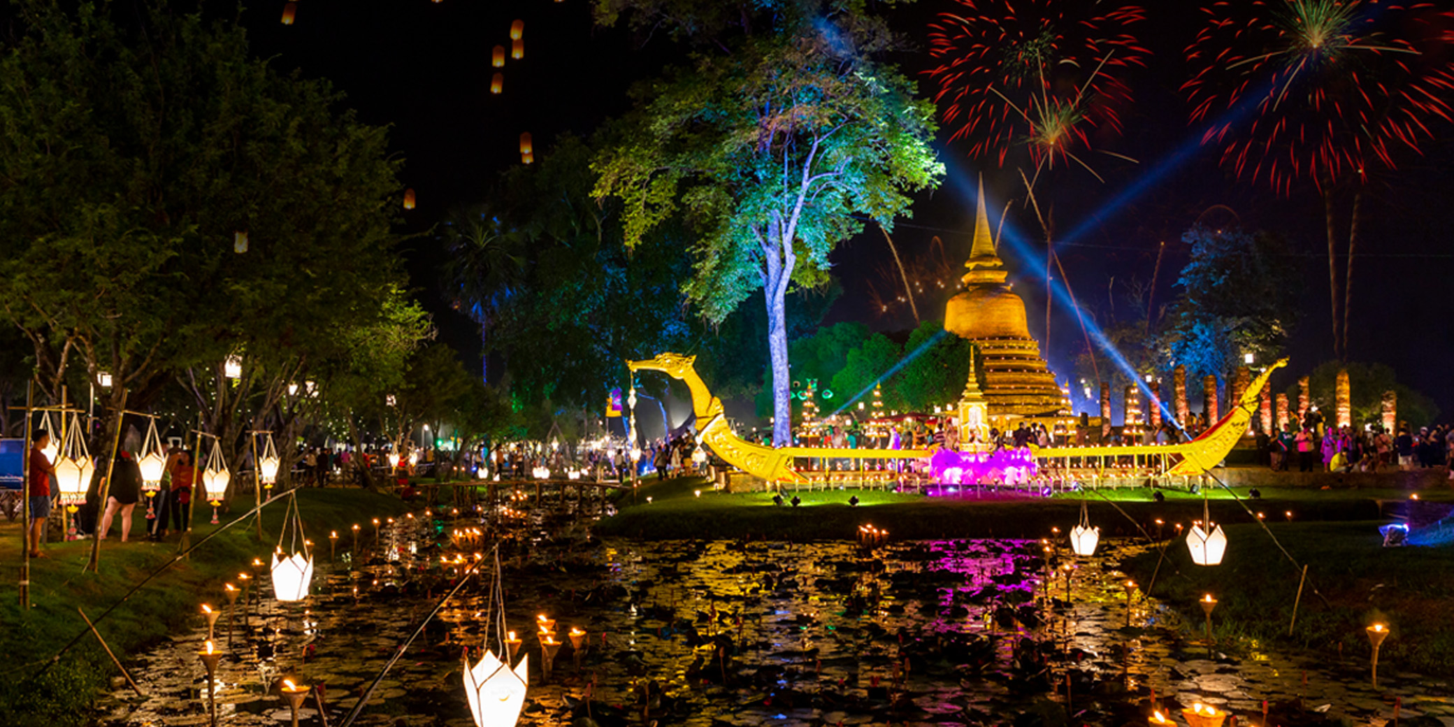 Reviving the tradition of Loy Krathong, Sukhothai